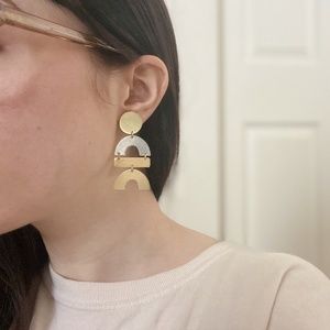 Mixed Metal Earrings